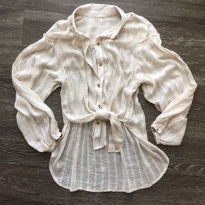 Free People gypsy shirt